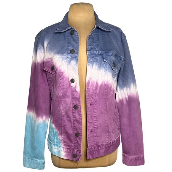AE x Young Money Tie Dye Denim Jacket Sz M Exclusive Collab Lil Wayne Drake - Picture 4 of 7